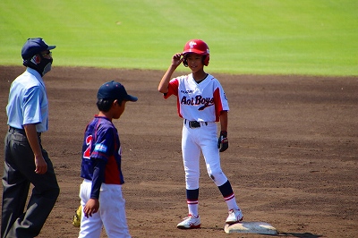 岡崎葵 少年野球20220803-017