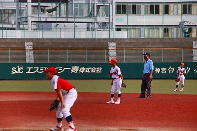 岡崎葵 少年野球20220814-012
