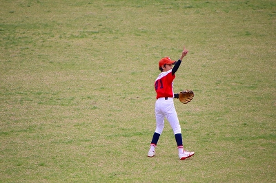 岡崎葵 少年野球20230327-011